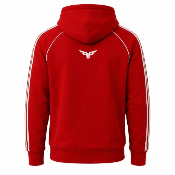 Red Aston Hoodie Back