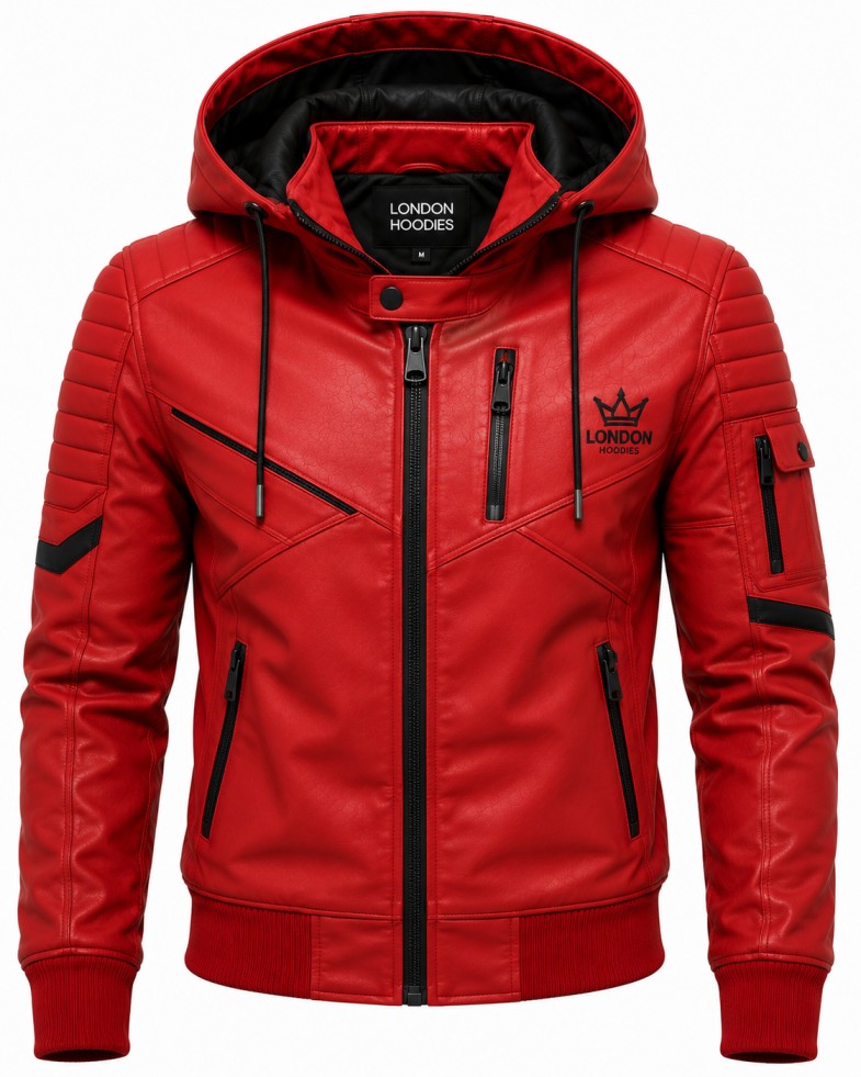 Red Hooded Jacket