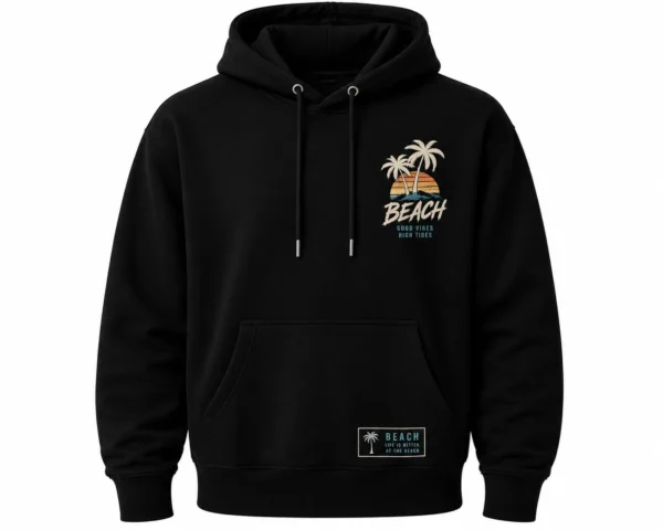 Beach Hoodie Front View