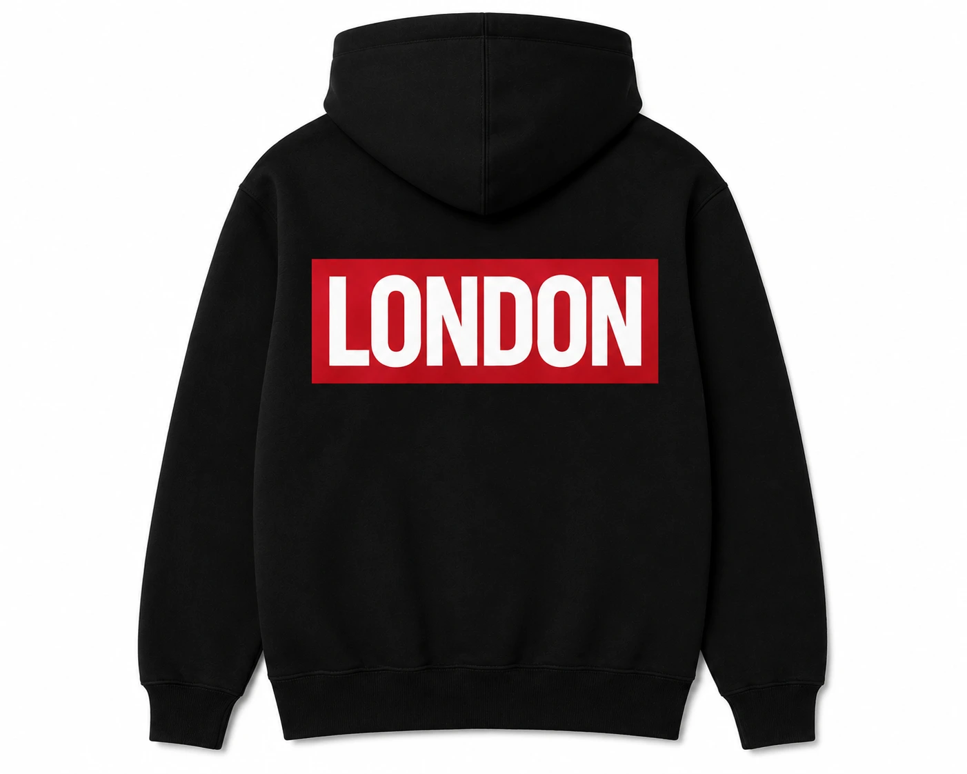 Box Logo Hoodie Back View