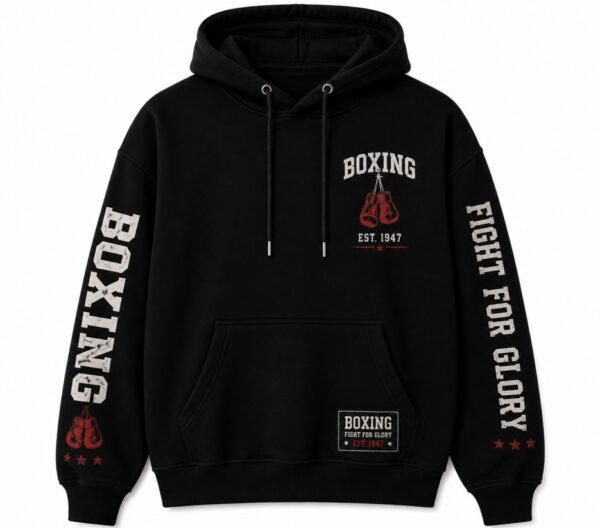 Boxing Hoodie Front View
