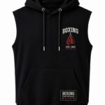 Boxing Hoodie Sleeveless Front View