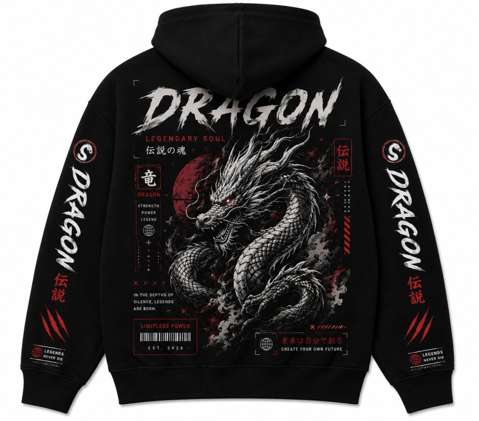 Dragon Graphic Hoodie