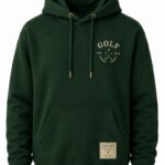 Green Golf Hoodie Front View