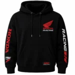 Honda Racing Hoodie Font View