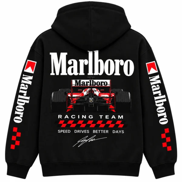 Marlboro Hoodie Black Back