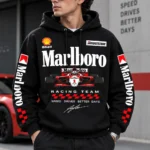 Marlboro Hoodie Black Model Wear