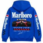 Marlboro Hoodie Royal Blue Back