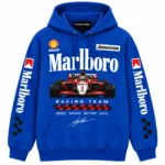 Marlboro Hoodie Royal Blue Front