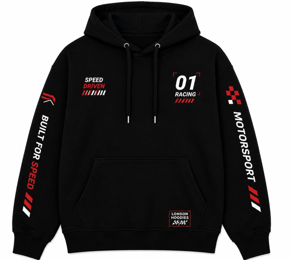 Motorsport Hoodie Front View