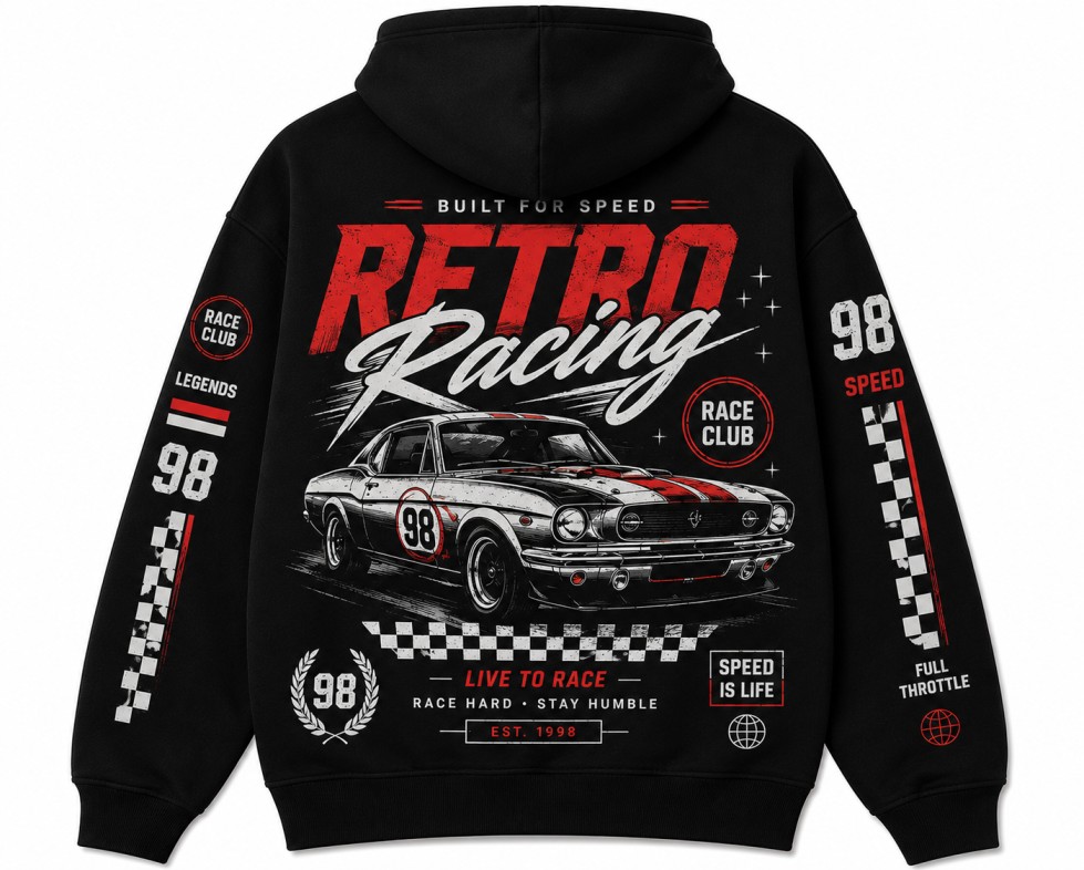 Retro Racing Hoodie