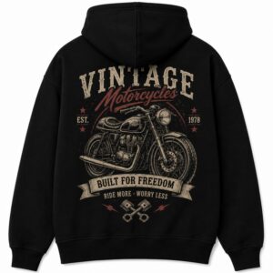 Vintage Motorcycle Hoodie