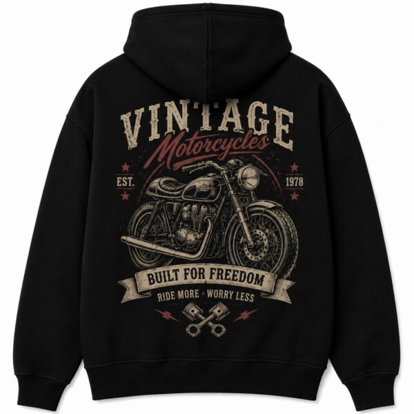 Vintage Motorcycle Hoodie