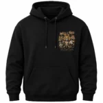 animal print hoodie front view
