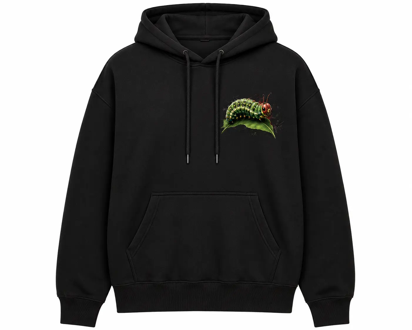 caterpillar hoodie front view