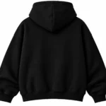 Black Oversized Hoodie back
