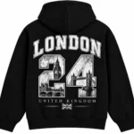 London 24 Hoodie black