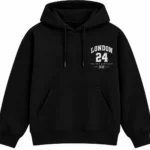 London 24 Hoodie black front