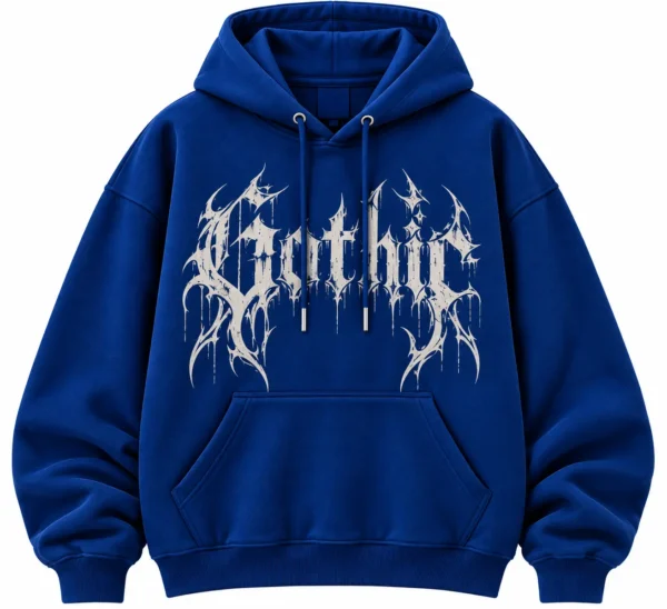 Oversized Gothic Hoodie