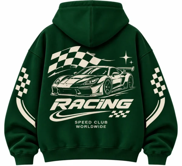 Oversized Racing Hoodie back