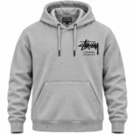 Stussy London Hoodie Grey