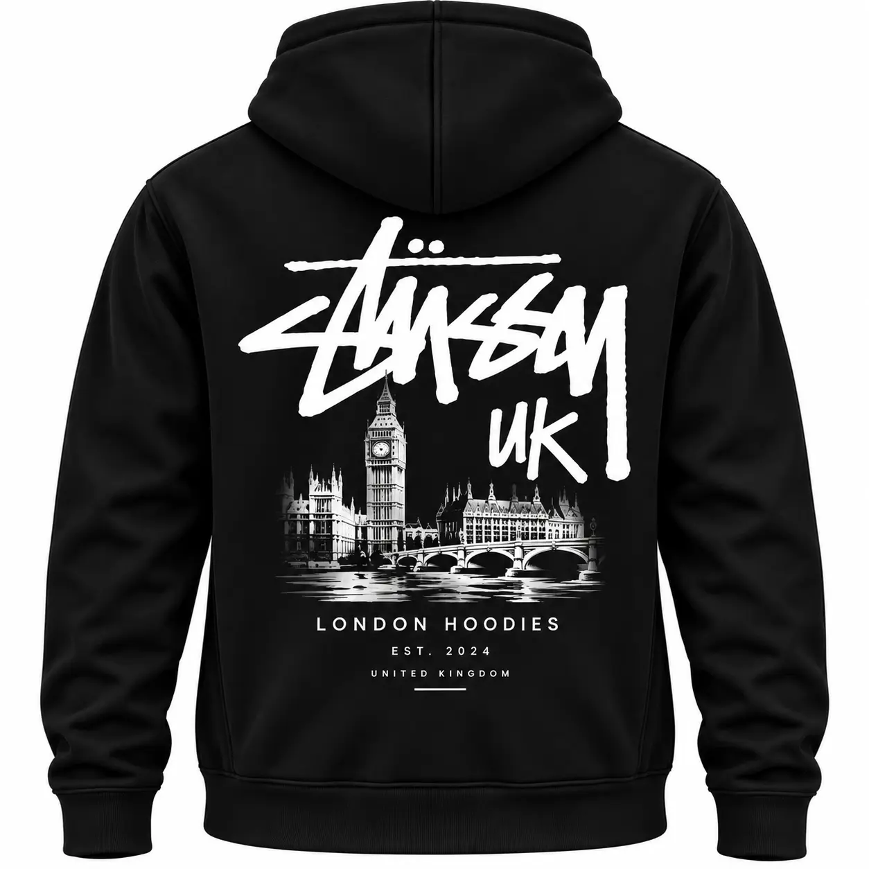 Stussy UK Hoodie Back