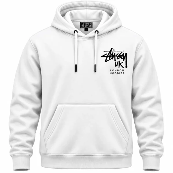 Stussy UK Hoodie White