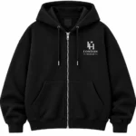 Zip-Up Oversized Hoodie