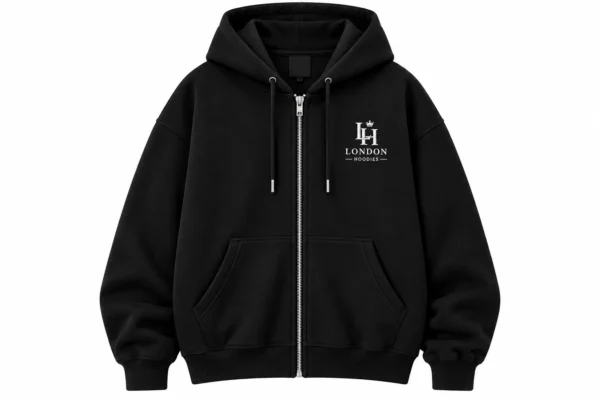 Zip-Up Oversized Hoodie