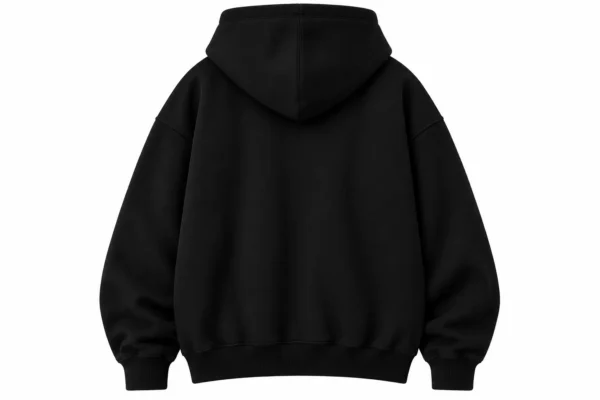 Zip-Up Oversized Hoodie back