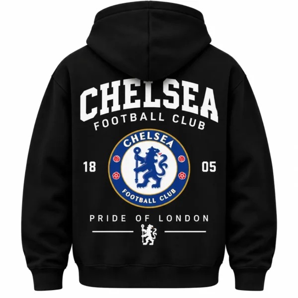 chelsea football club hoodie Black