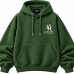 green oversized hoodie