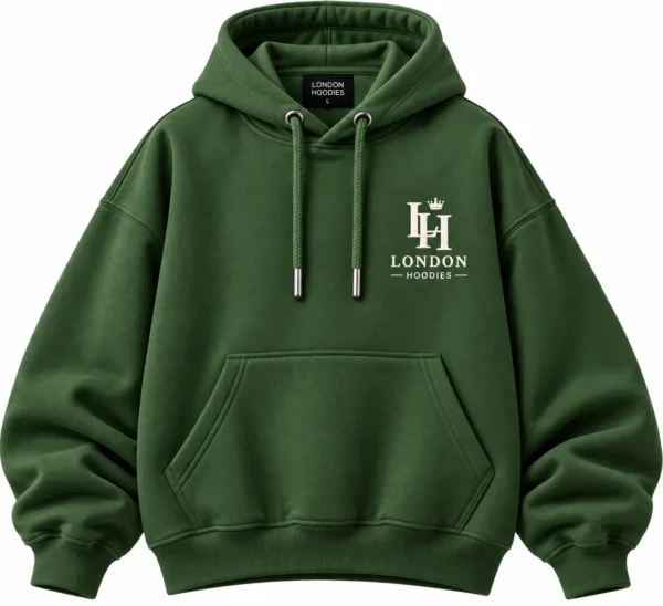 green oversized hoodie