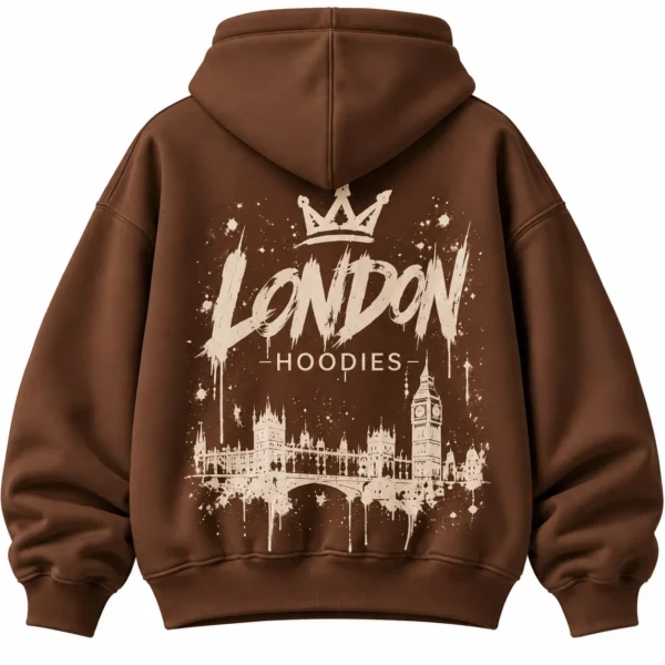 oversized graphic hoodie back