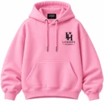 pink oversized hoodie