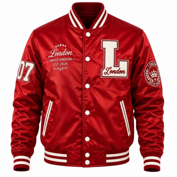 red letterman jacket