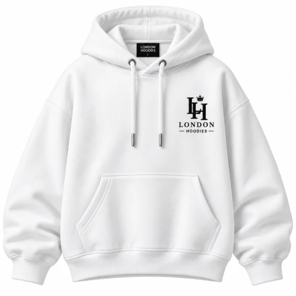 white oversized hoodie