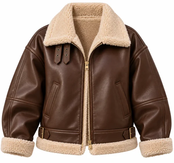 leather aviator jacket womens