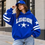 london star hoodie model wear graphic look