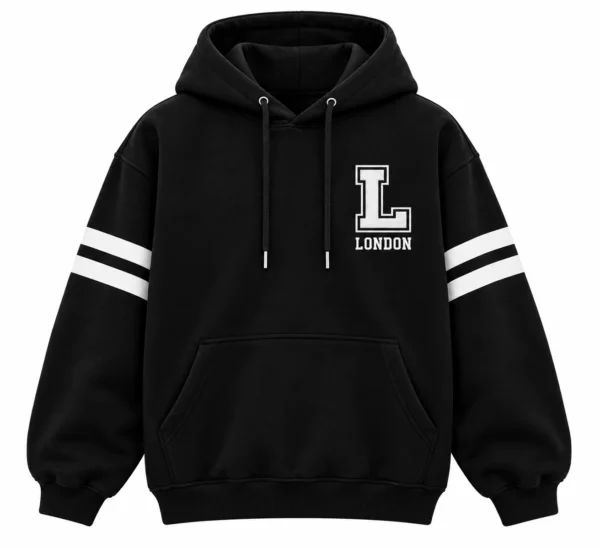 london varsity style hoodie front