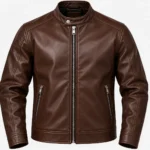 mens cafe racer leather jacket