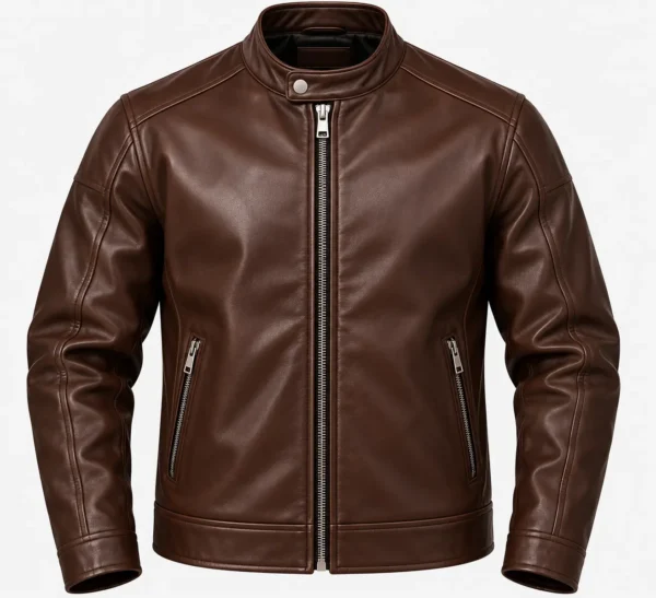 mens cafe racer leather jacket
