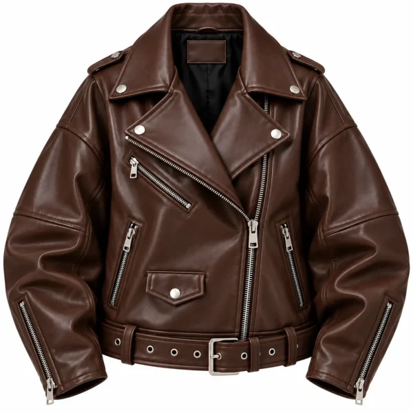 oversized biker jacket